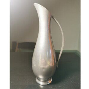 Royal Holland‎ Vtg Pewter Daalderop Pitcher Vase Mid-Century Modern Style 7.2”